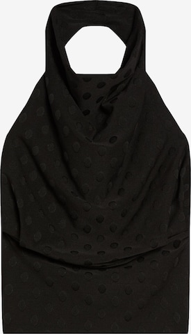 Bershka Toppi värissä musta: etupuoli