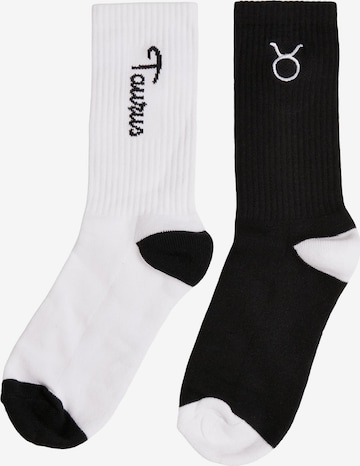 Mister Tee Socks 'Zodiac' in Black: front