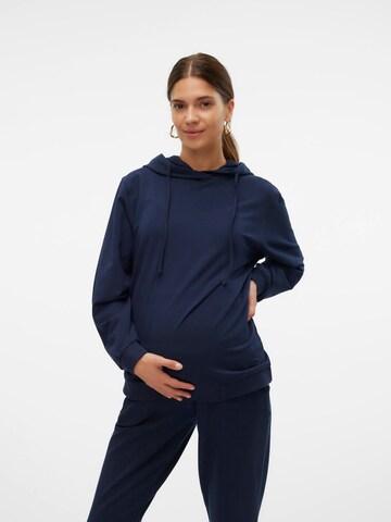 MAMALICIOUS Sweatshirt in Blue