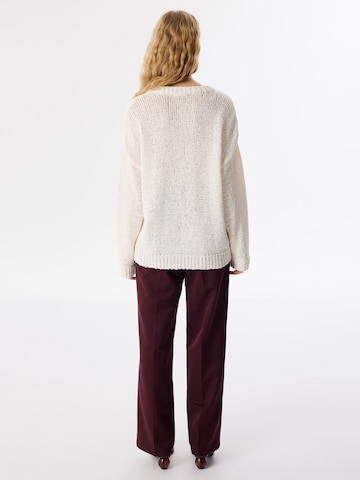 Pull-over Twist en beige