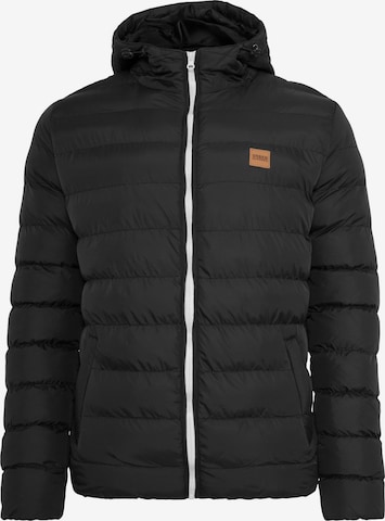 Urban ClassicsZimska jakna 'BASIC BUBBLE' - crna boja: prednji dio