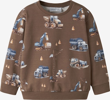 NAME IT Sweatshirt in Brown: front
