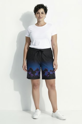 Ulla Popken Regular Broek in Zwart