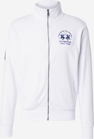 La Martina Tepláková bunda - Biela: predná strana