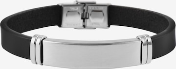 Akzent Bracelet 'Lino, silberfarbig, langlebig' in Black: front