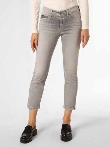 Cambio Slim fit Jeans 'Piper' in Grey: front