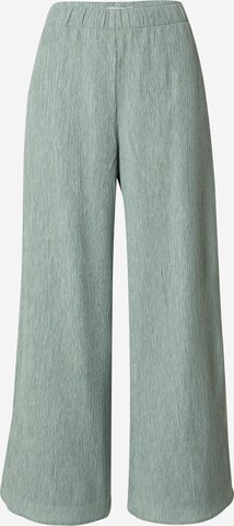 Abercrombie & Fitch Wide leg Pants in Green: front