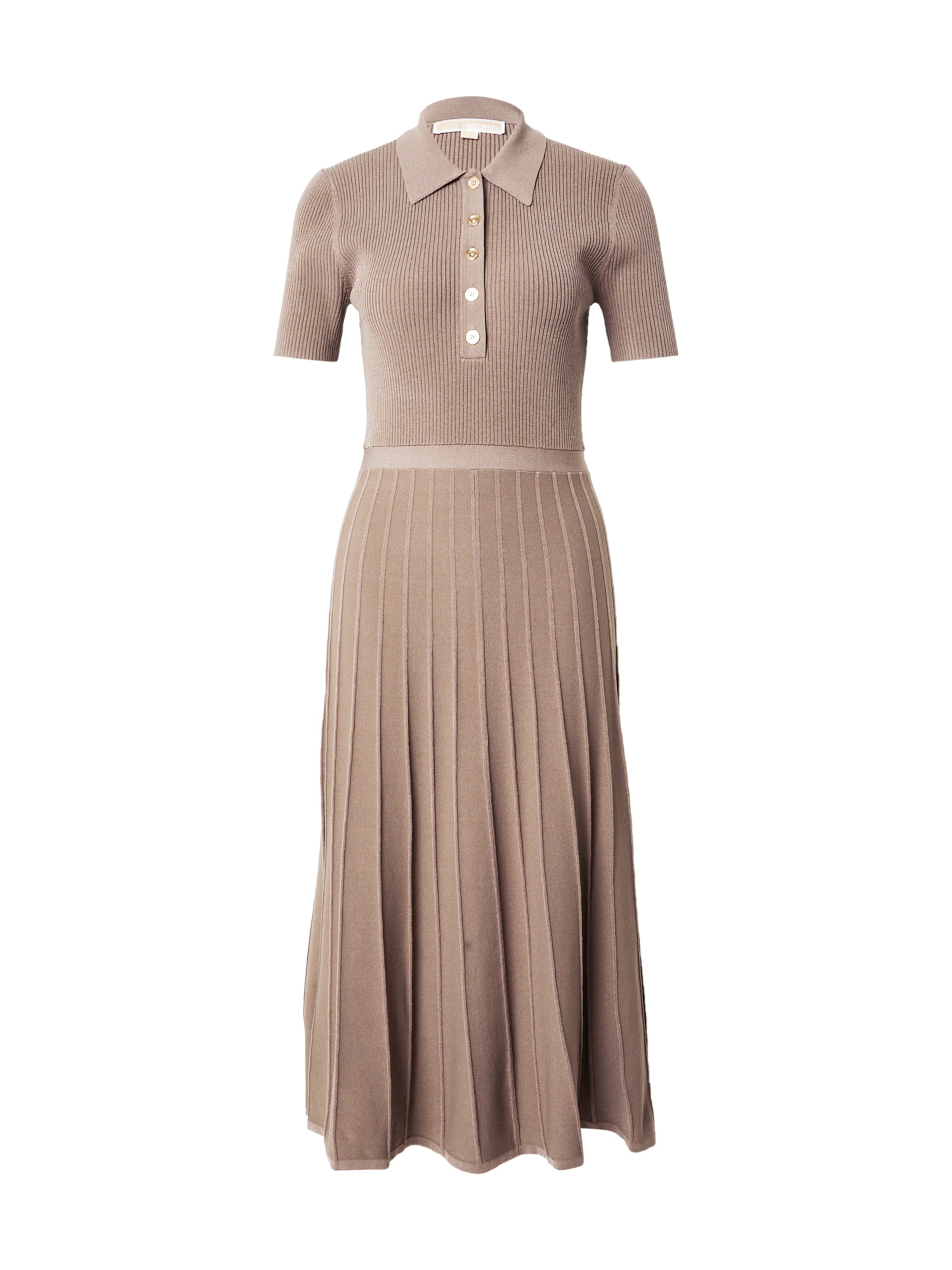 MICHAEL Michael Kors Kleid 'FIT N FLARE' in Braun: Vorderseite