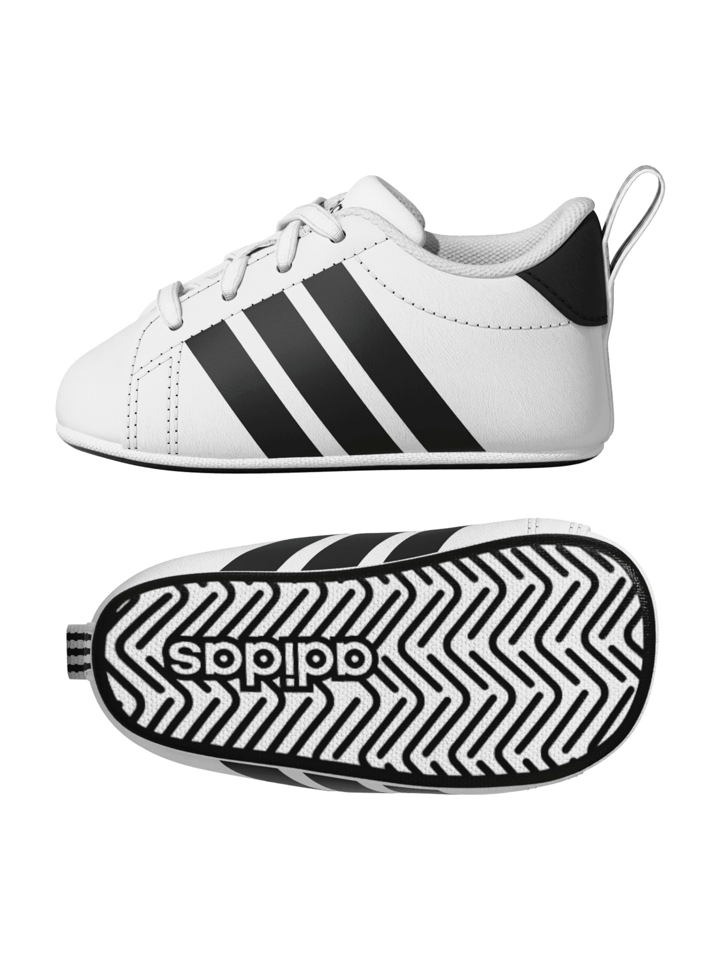 ADIDAS SPORTSWEAR Sneakers 'Grand Court' in 19 in de kleur Zwart / Wit, Productweergave