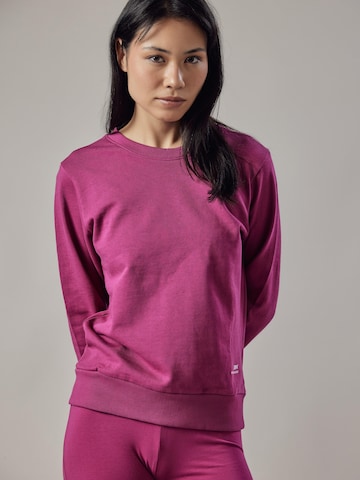 OWN Off With Nature Sweatshirt 'Felpa Girocollo' in Pink: front