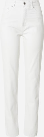Gina Tricot Regular Jeans in White: front