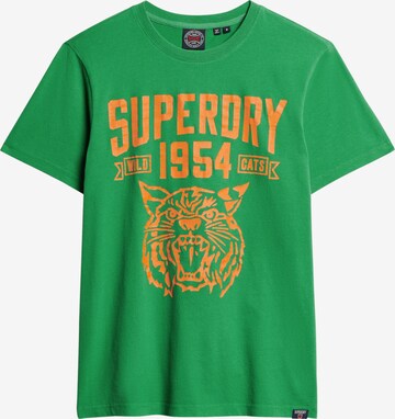 Superdry Shirt in Groen: voorkant