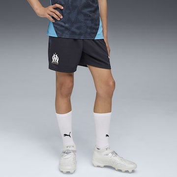 PUMA Loosefit Sportbroek 'Olympique de Marseille 25/26' in Blauw: voorkant