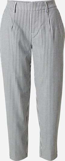 Kelnės 'Lisa' iš OBJECT, spalva – tamsiai pilka / balta, Prekių apžvalga