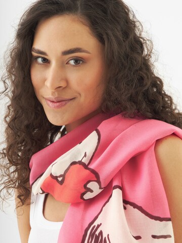 Écharpe CODELLO en rose