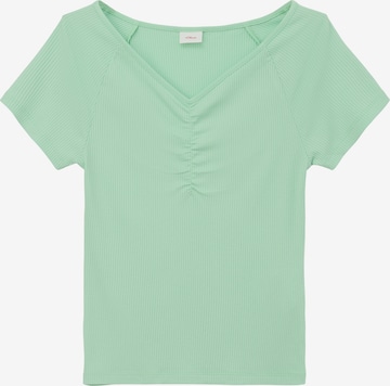 T-Shirt s.Oliver en vert : devant