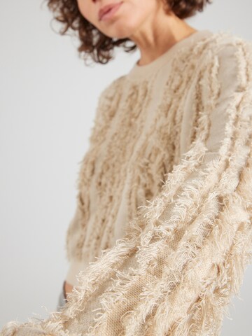 Pull-over OBJECT en beige