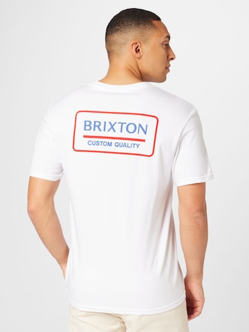 Maglietta 'PALMER PROPER' di Brixton in bianco