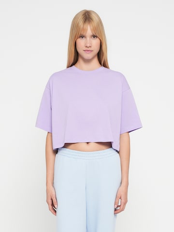 JJXX Тениска 'JXANDREA' в лилав: отпред