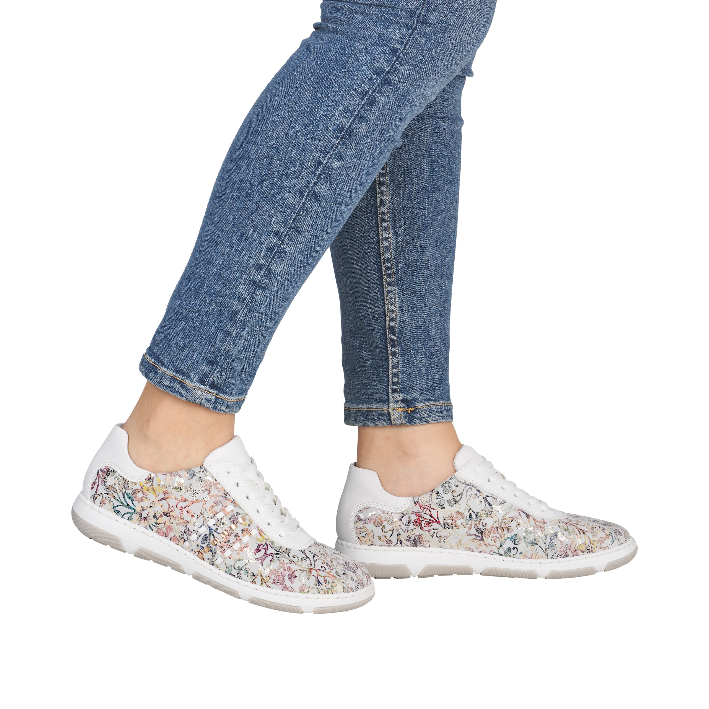 Rieker Matalavartiset tennarit värissä valkoinen