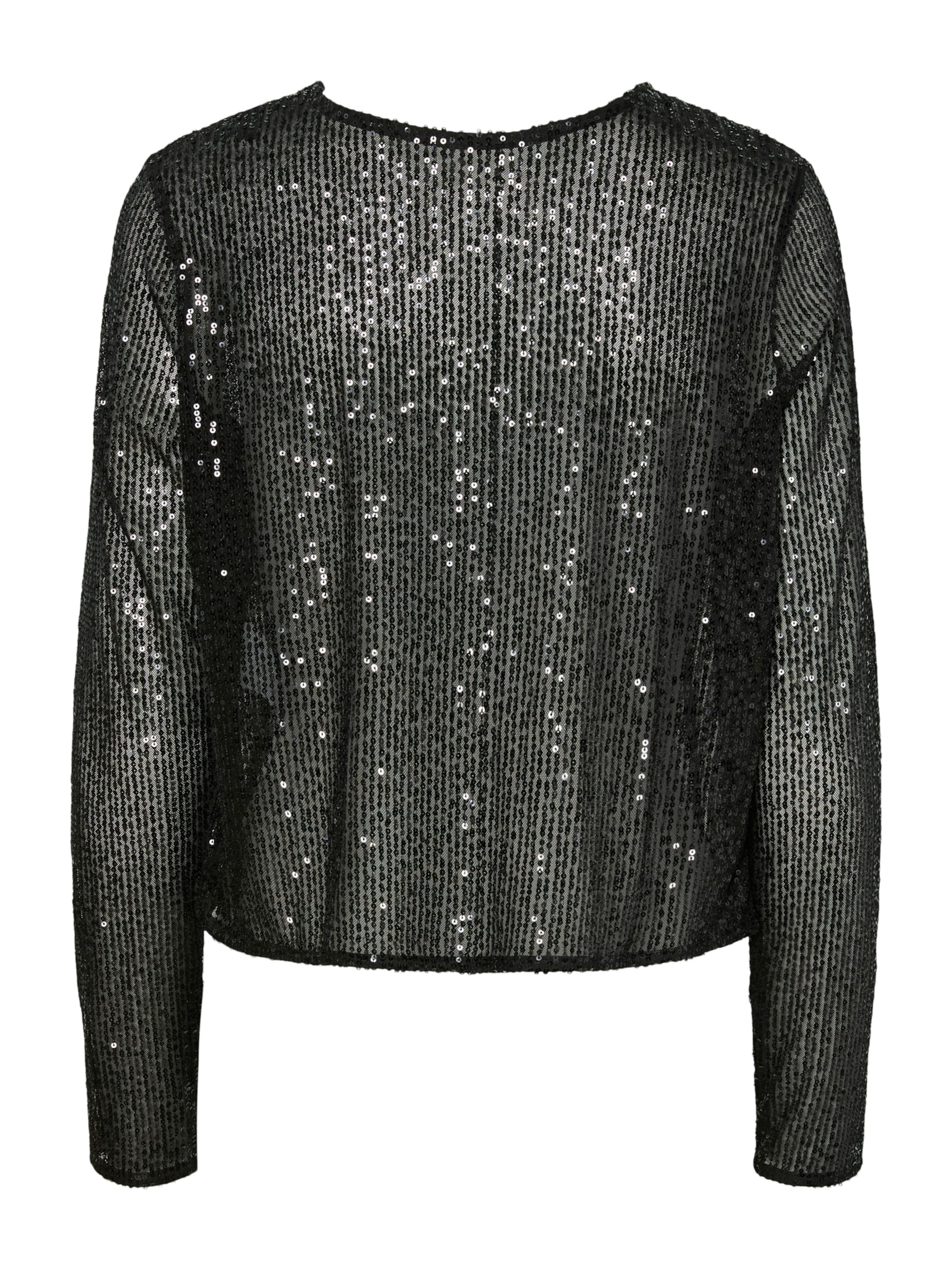 PIECES Knit Cardigan 'JACK' in Black