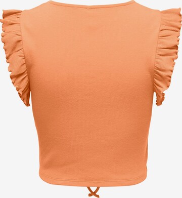 ONLY Тениска 'LAILA' в оранжево