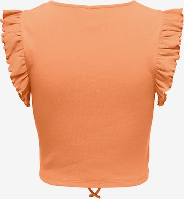 ONLY Μπλουζάκι 'LAILA' σε πορτοκαλί