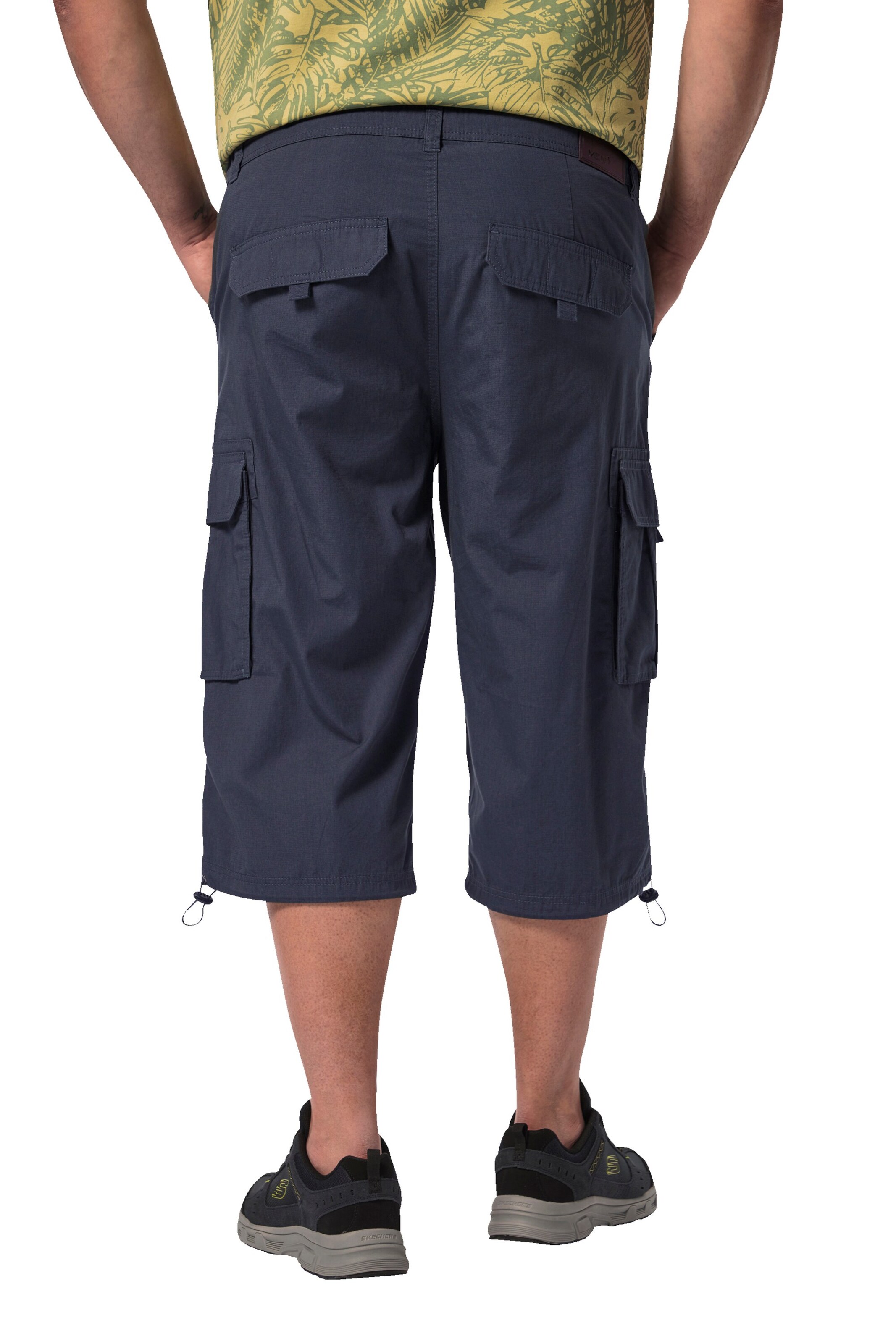 Men Plus Regular Cargo trousers in Blue