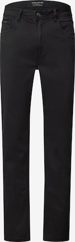Street One MEN Slim fit Pants in Black: front