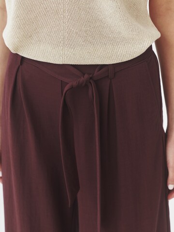 TATUUM Wide leg Pants 'Zami' in Brown