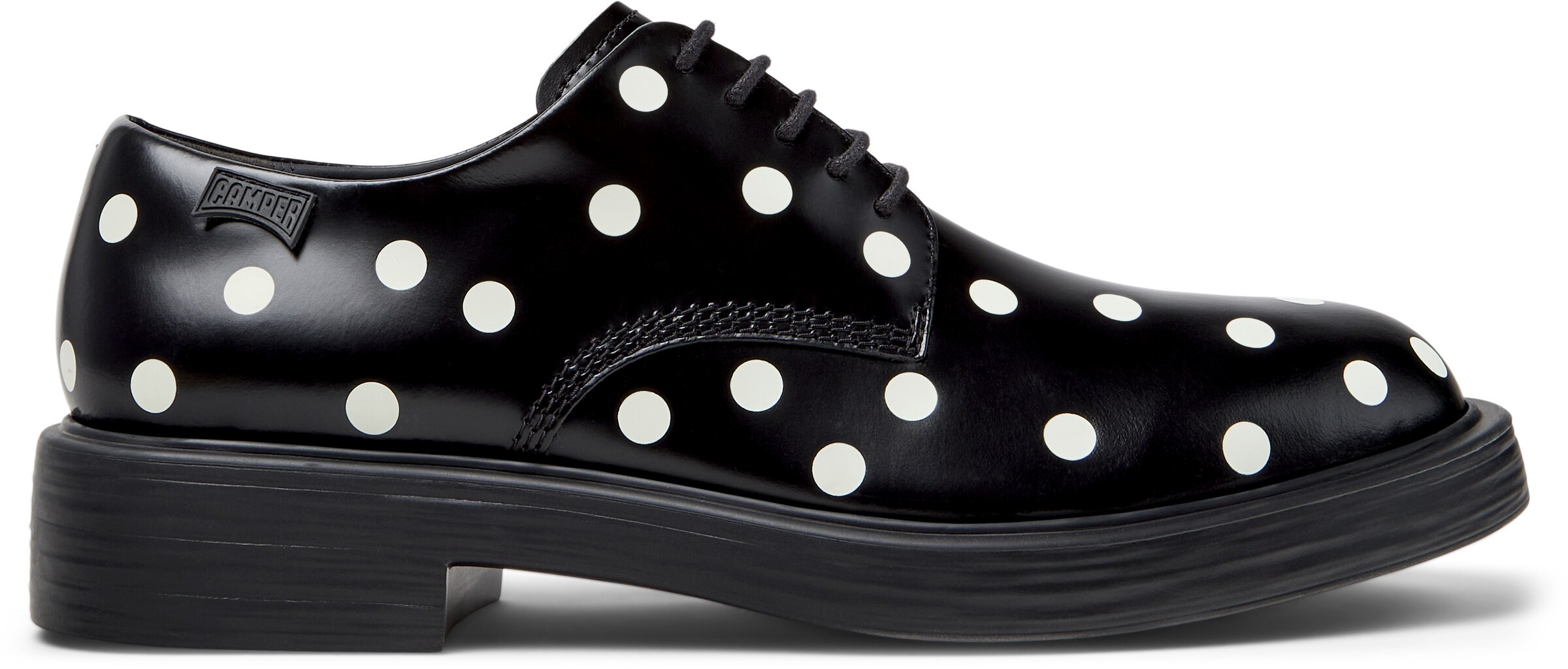 CAMPER - Sapato com atacadores 'Dean' em preto