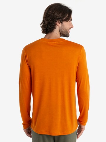 ICEBREAKER Performance shirt 'ZoneKnit' in Orange