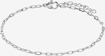 Lucardi Armband 'Glitzerndes Basic' in Silber: Vorderseite