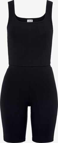 LASCANA Loungewear in Black: front