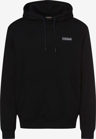 NAPAPIJRI Sweatshirt in Black: front