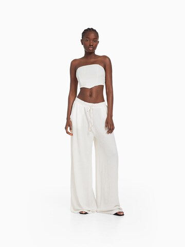 Haut Bershka en blanc