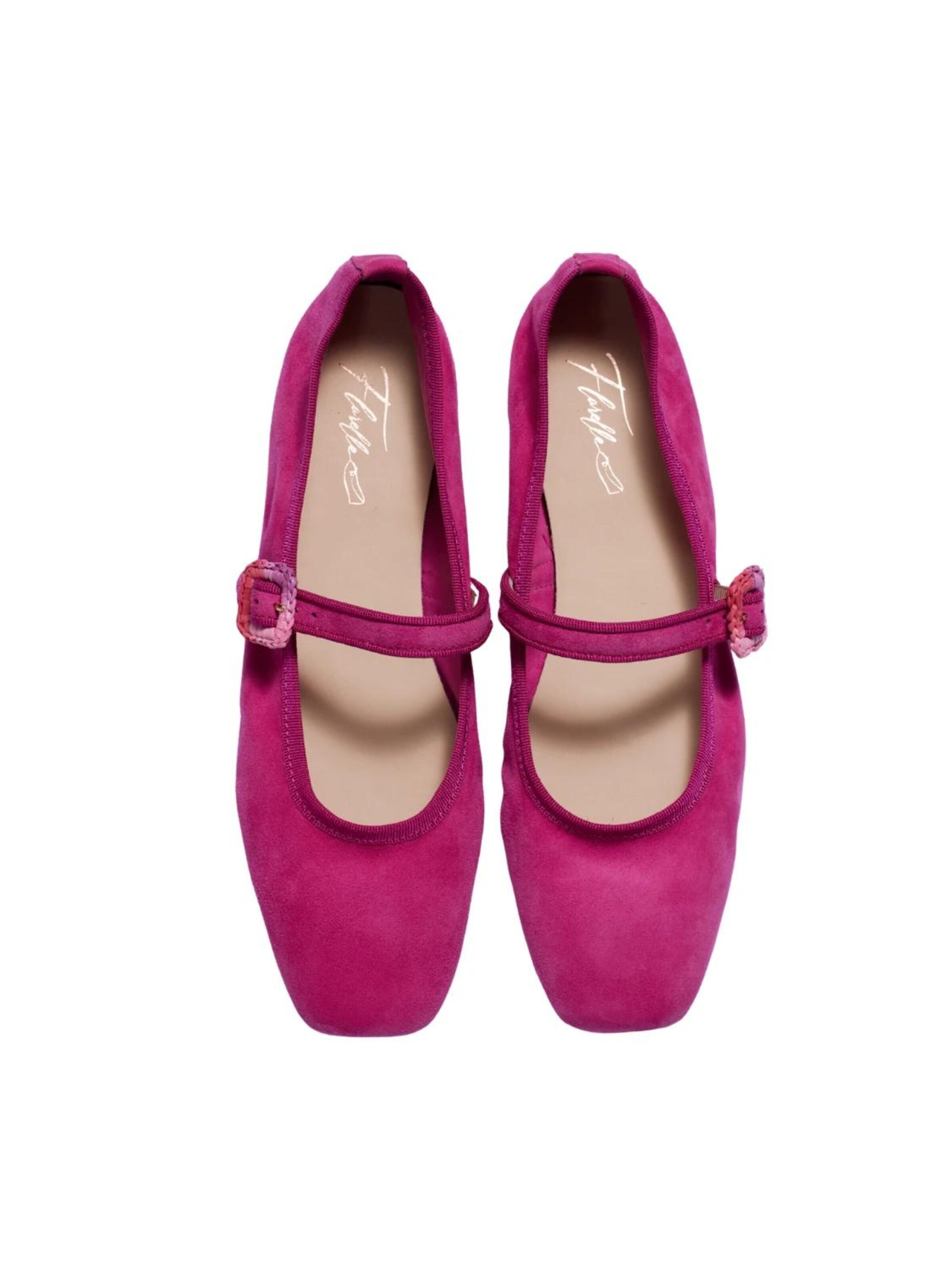 Ballerines à lanières 'Bambolina' Flarelle en rose