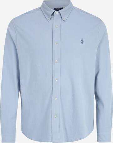 Chemise Polo Ralph Lauren Big & Tall en bleu : devant