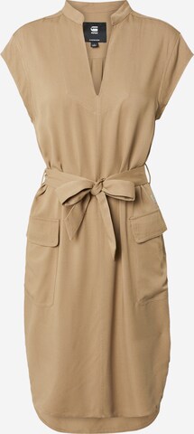 Robe 'Saharienne' G-Star RAW en beige : devant