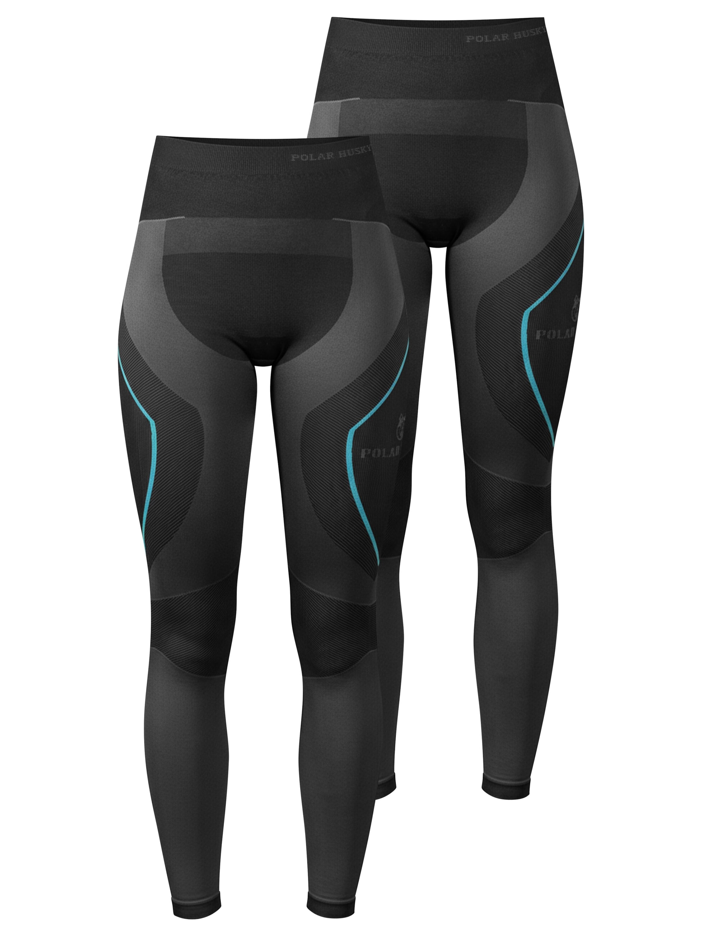 Sous-vêtements de sport normani en noir : devant