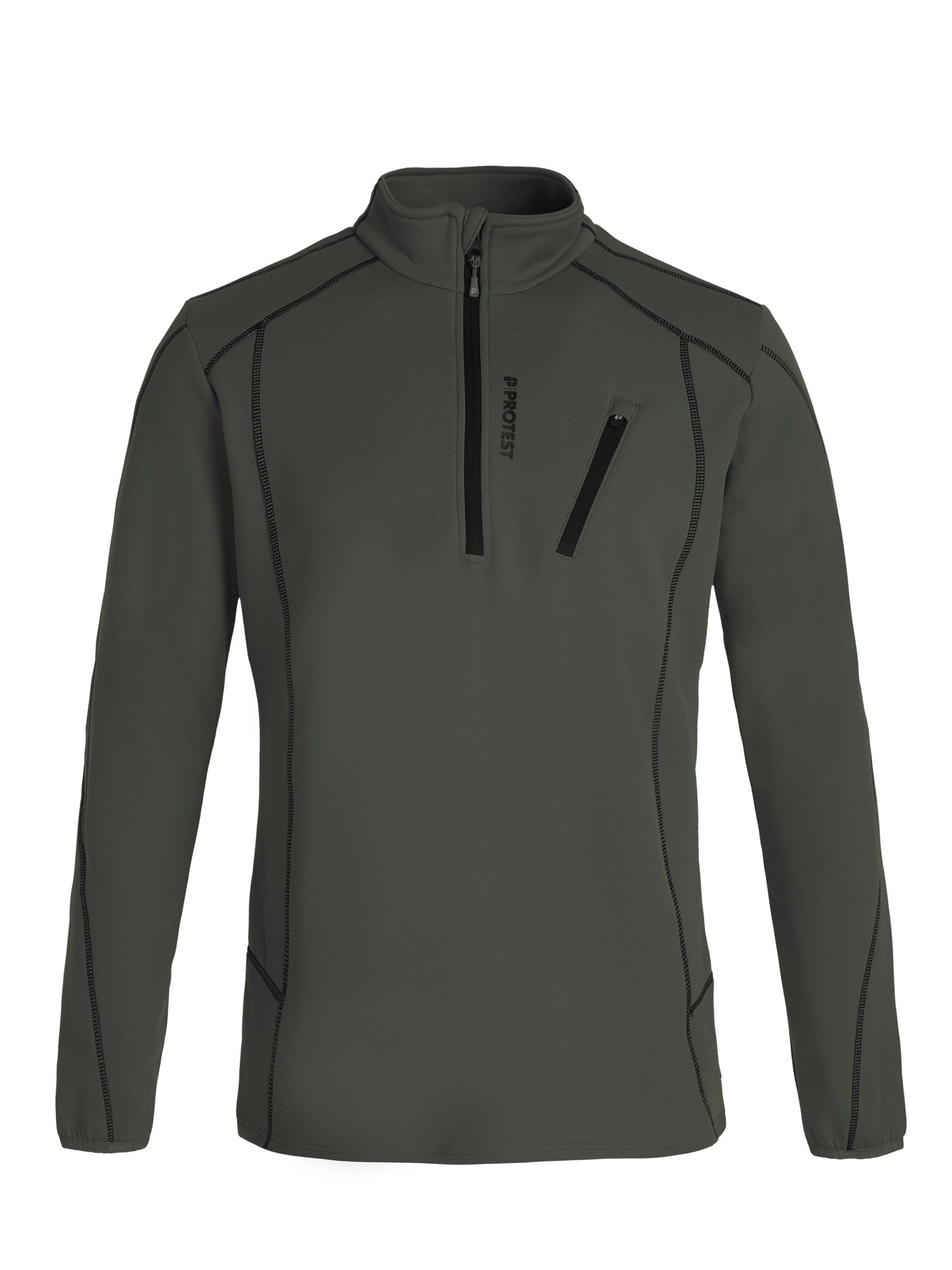 Sweat de sport 'HUMANS' PROTEST en vert : devant