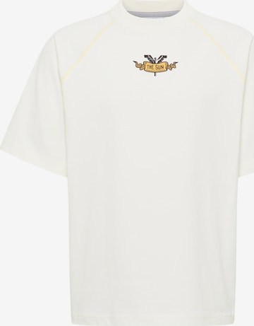 T-Shirt 'Eichbichler' Carlo Colucci en blanc : devant