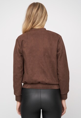 Veste mi-saison Cloud5ive en marron : derrière