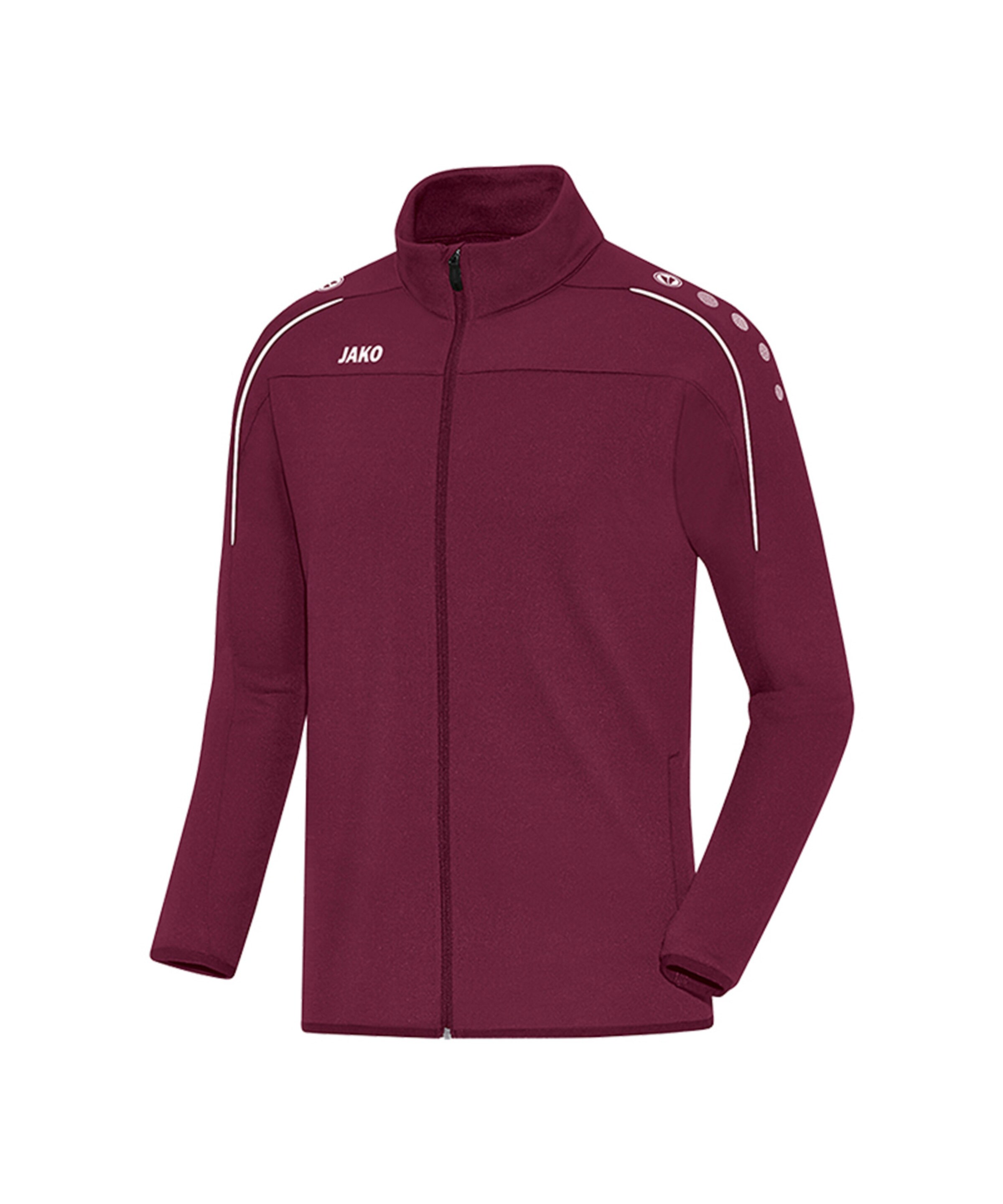 JAKO Training jacket in Red: front
