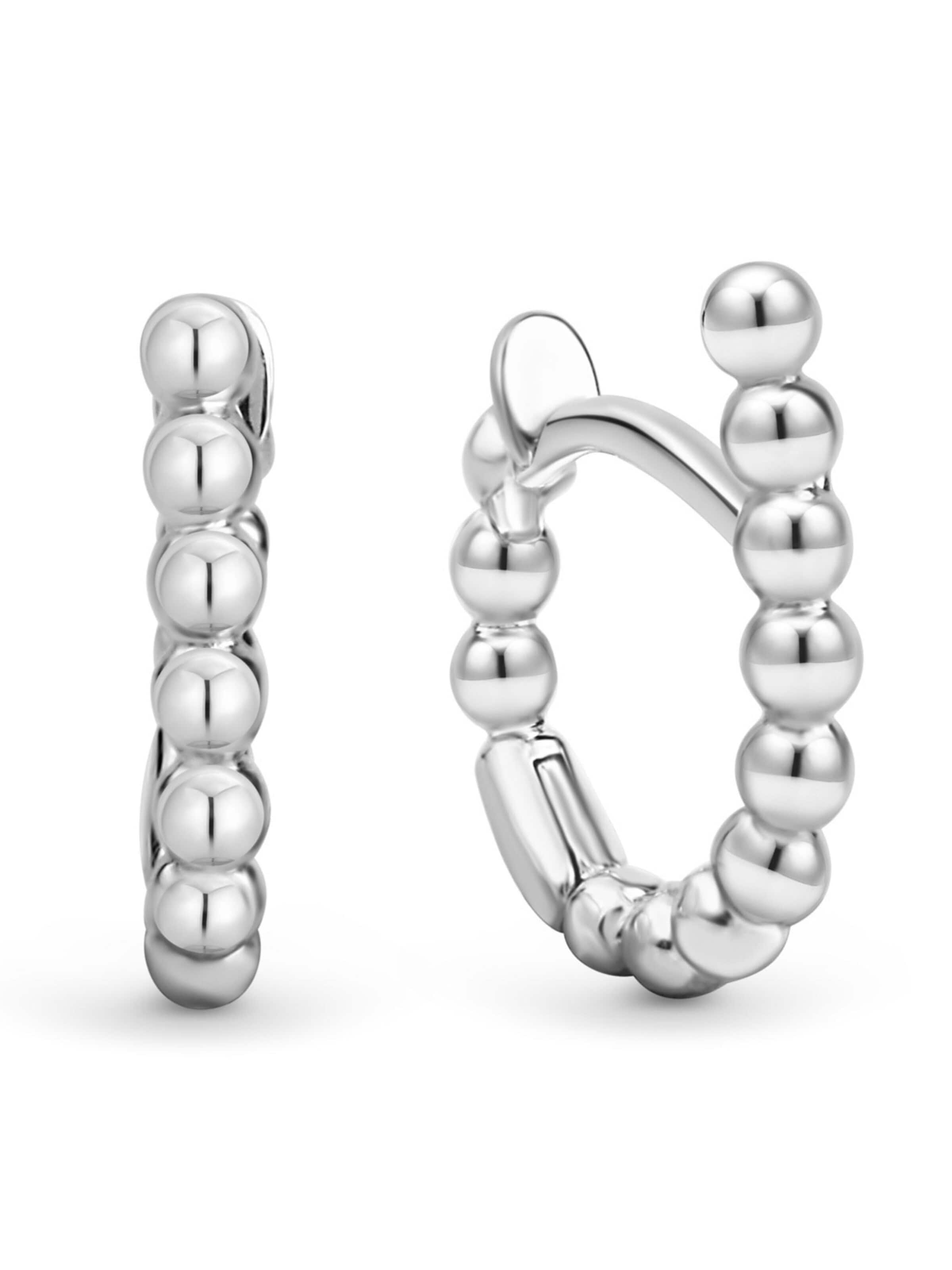 Boucles d'oreilles 'JOANA' Kamiko en argent : devant