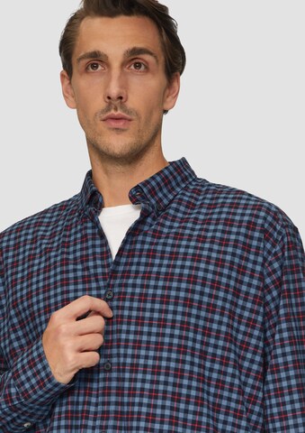 s.Oliver Men Big Sizes Regular Fit Hemd in Blau