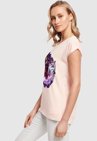 ABSOLUTE CULT Shirt 'The Marvels - Photo Cosmic Pose' in Roze