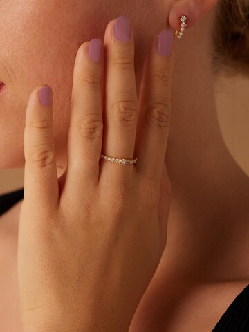 Lucardi Ring 'Statement' in Goud: voorkant