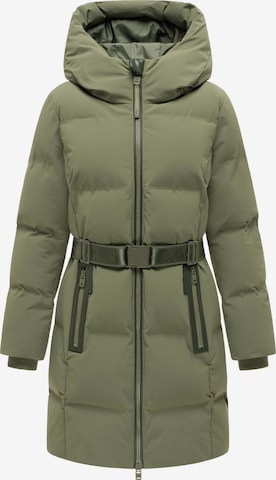 Cappotto funzionale di NAVAHOO in verde: frontale