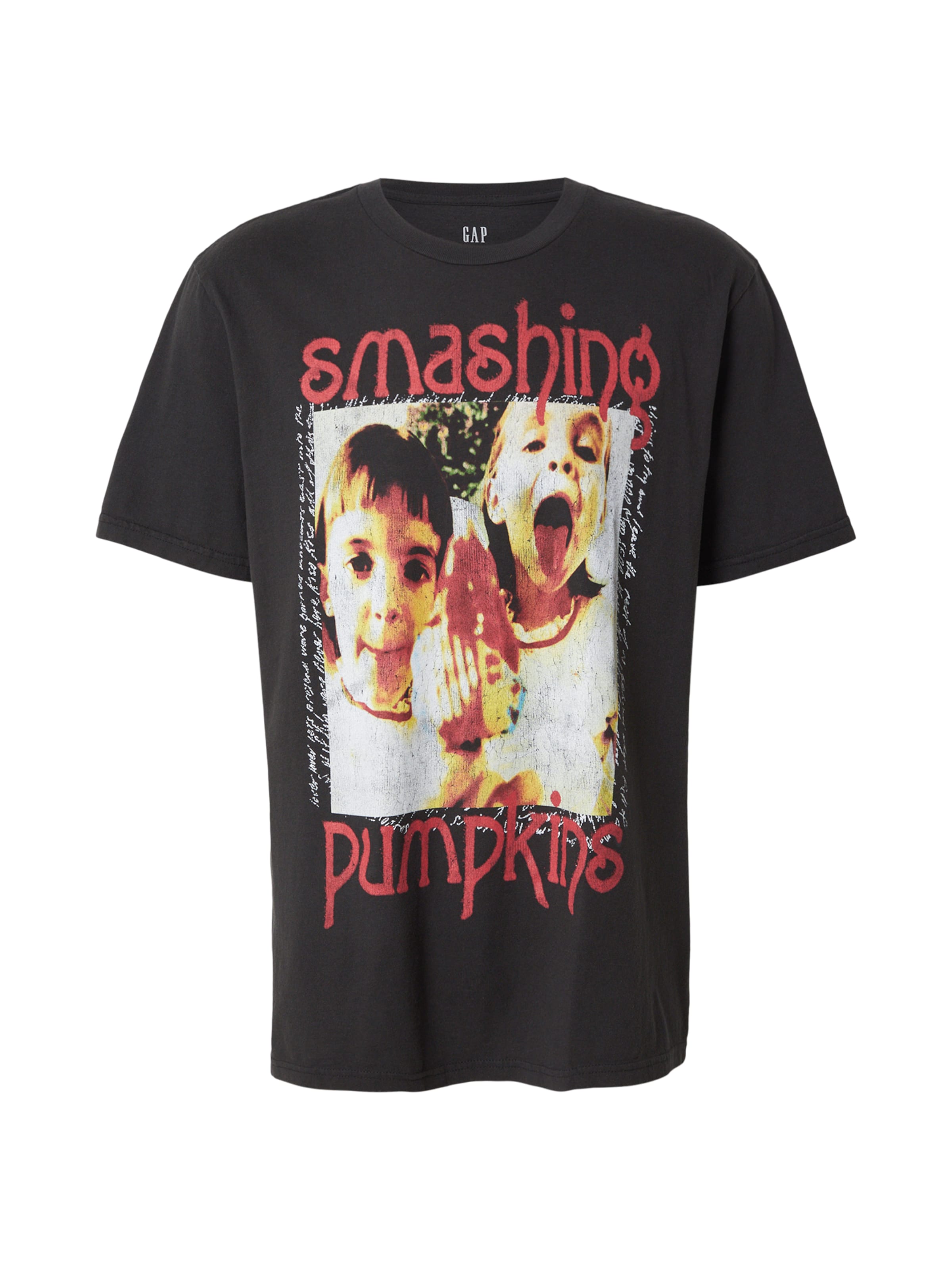 GAP T-Shirt 'Smashing Pumpkins' in Grau: Vorderseite